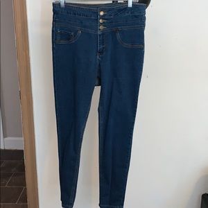 High waisted jegging